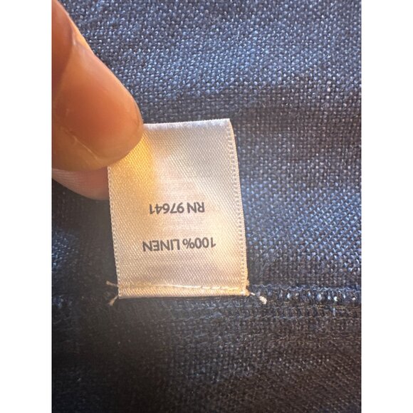 Pure Jill Womens Linen Dress Large Shift Langenlook Minimalist Teacher - Picture 4 of 5